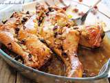 Cuisses de poulet au miel & raisins secs