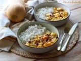 Curry de cabillaud au butternut