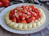 Dacquoise aux fraises