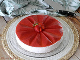 Entremets fraises & pistaches