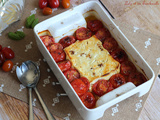 Feta rôtie aux tomates cerises