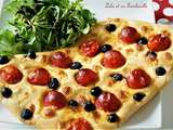 Foccacia tomates cerises & mozzarella