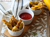 Frites de courgettes au four