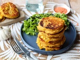 Galettes de lentilles corail & maïs