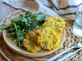 Galettes de poireaux au comté & curry