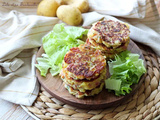 Galettes de pommes de terre au jambon