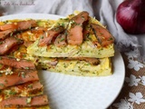 Gâteau salé à la courgette & saumon fumé