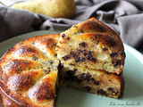 Gâteau ultra moelleux aux poires & chocolat
