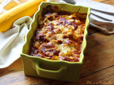 Gratin de courgettes à la sauce tomate