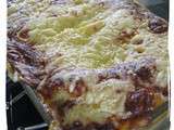 Lasagnes aux courgettes et aux lardons