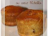 Muffins au lait de coco et Nutella