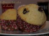 Muffins au lait ribot et chunks de chocolat