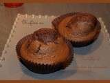 Muffins au Nutella & pépites de chocolat