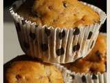 Muffins aux framboises et pépites de chocolat