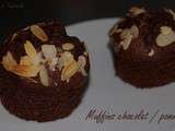 Muffins pomme et chocolat