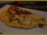 Omelette au chèvre et pomme de terre