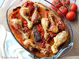 Pilons de poulet aux tomates