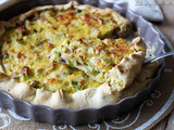 Quiche allégée aux poireaux & jambon