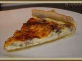 Quiche au roquefort et noix