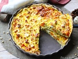 Quiche aux poireaux, butternut & feta