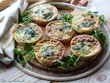 Quiche sans pâte au Boursin & épinards