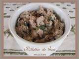 Rillettes de thon aux câpres et baies roses