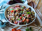 Salade d’aubergines rôties & feta