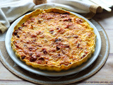 Tarte aux carottes & chorizo