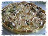 Tarte aux courgettes et 3 fromages