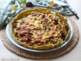 Tarte aux courgettes, thon & parmesan