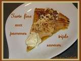 Tarte fine aux pommes triple saveurs