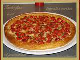 Tarte fine aux tomates cerises et parmesan