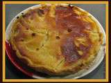 Tarte fondante aux poires, amandes et chocolat caramel