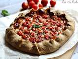 Tarte rustique aux tomates cerises