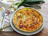 Tarte spirale aux carottes & comté