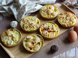 Tartelettes aux poireaux & chèvre