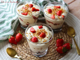 Verrines aux fraises & mascarpone