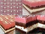 Entremet framboises chocolat blanc