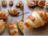 Petits croissants chocolatés