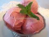 Glace aux fraises