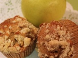 Muffin pommes-cannelle-crumble!! Une vrai saveur d'antan