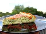 Quiche aux courgettes, amandes et parmesan