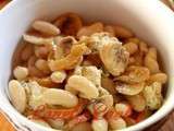 Salade de haricots blancs, fenouil, champignons et Boursin