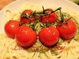 Tomates cerises poêlées aux herbes de Provence