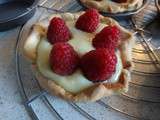 Tartelettes chocolat blanc framboises