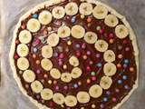 Pizza Nutella banane