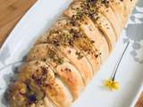 Strudel croustillant aux pommes et aux galettes St Michel