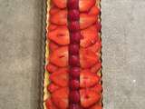 Tarte aux fraises et aux framboises