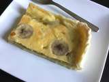 Tarte banane rhubarbe