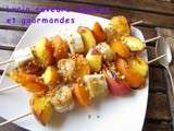 Dessert au barbecue: les brochettes de fruits